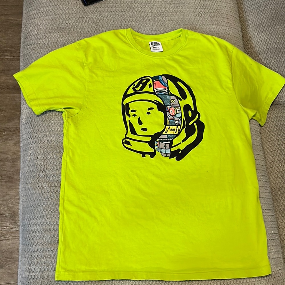 Billionaire Boys club shirt, xl, lime green